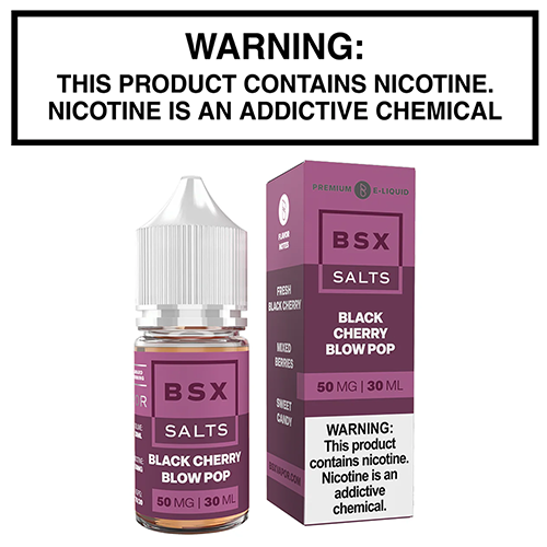 Black Cherry Blow Pop 30mL Bottle by Glas BSX Salts - Image 2