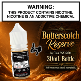 Butterscotch Reserve 30mL Bottle by Glas BSX Salts