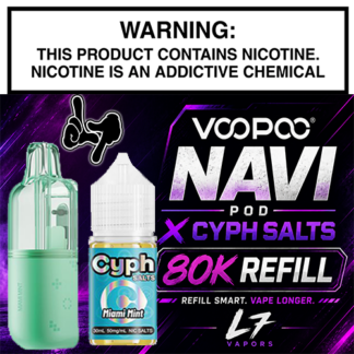 VooPoo NAVI Pod x Cyph Salts 80K Refill