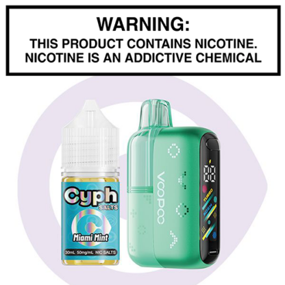 voopoo vape juice NAVI Kit x Cyph Salts 80K Bundle – L7 Vapors Farragut pre rolled joints pack Color:Jelly Blue Best Nicotine Vapes &