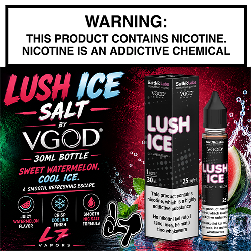 Lush Ice Salt 30mL Bottle by VGOD
