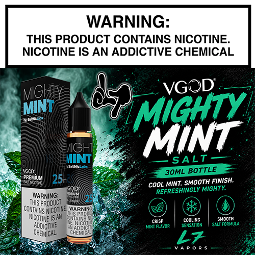 Mighty Mint Salt 30mL Bottle by VGOD