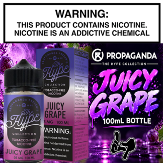 Juicy Grape 100mL Bottle by Propaganda The Hype Collection