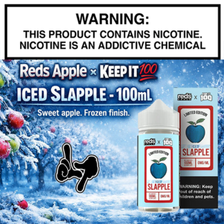Iced Slapple 100mL Bottle by Reds Apple x Keep It 100