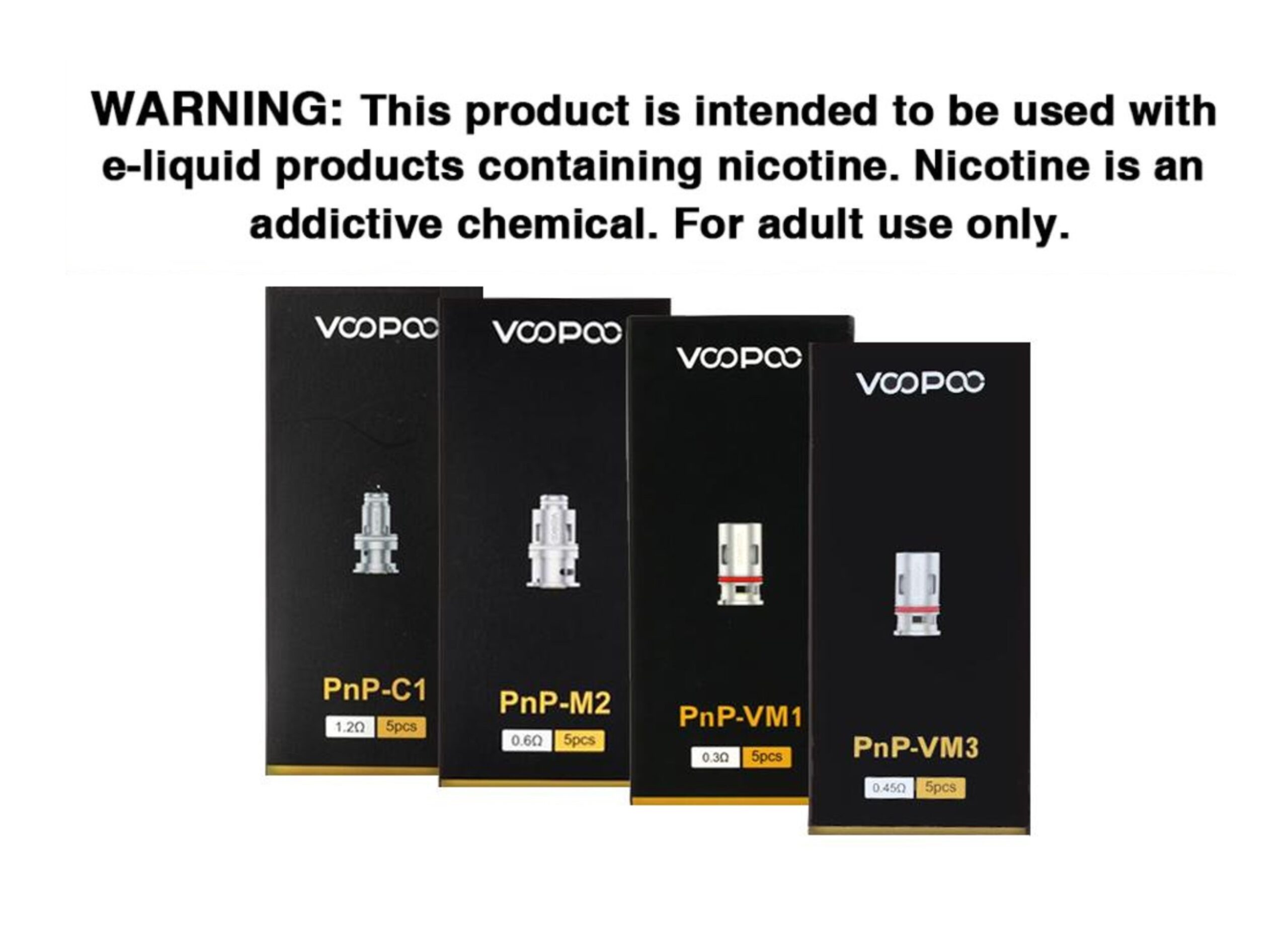 VooPoo Drag Baby / Vinci PnP Replacement Coils