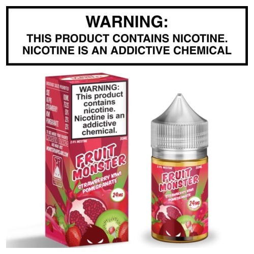 Fruit Monster Salt Strawberry Kiwi Pomegranate 30mL Bottle by Monster Vape Labs