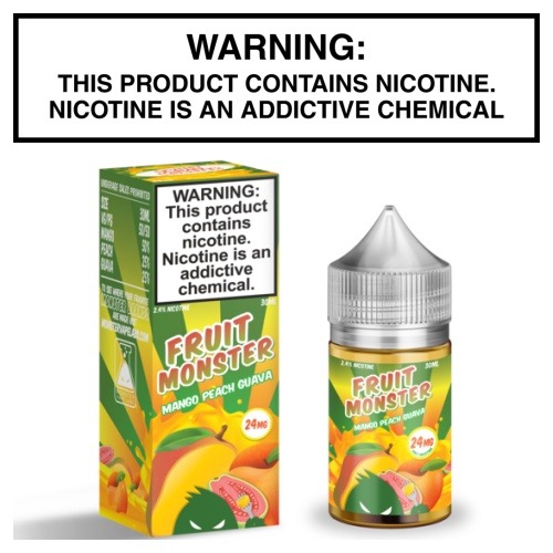Fruit Monster Salt Mango Peach Guava 30mL Bottle by Monster Vape Labs