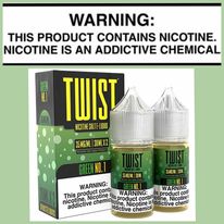 Green No.1 (formerly Honeydew Melon Chew) Twist Salt by Twist E-Liquids 2 x 30ml Bottles
