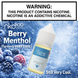 Berry Menthol (Formerly Very Cool) Salt by Nkd 100 Salts 30mL Bottle