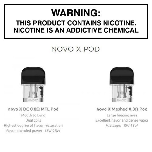 SMOK NOVO X Replacement Pods