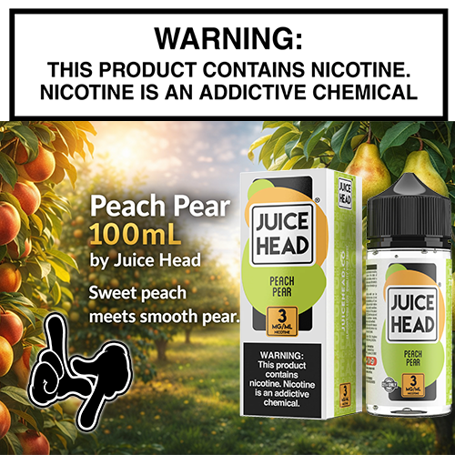Peach Pear 100mL Bottle by Juice Head