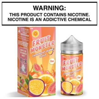 Fruit Monster Passion Fruit Orange Guava 100mL Bottle by Monster Vape Labs