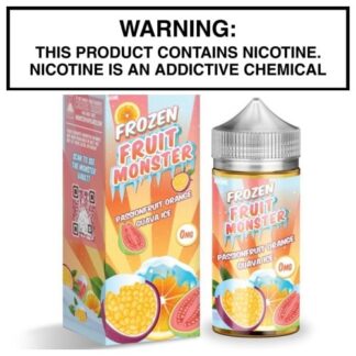 Frozen Fruit Monster Passion Fruit Orange Guava 100mL Bottle by Monster Vape Labs