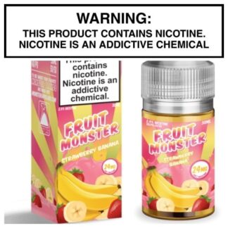 Fruit Monster Salt Strawberry Banana 30mL Bottle by Monster Vape Labs