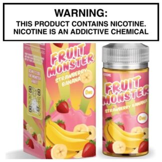 Fruit Monster Strawberry Banana 100mL Bottle by Monster Vape Labs
