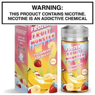 Frozen Fruit Monster Strawberry Banana Ice 100mL Bottle by Monster Vape Labs