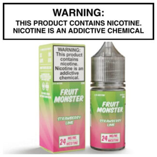 Fruit Monster Salt Strawberry Lime 30mL Bottle by Monster Vape Labs