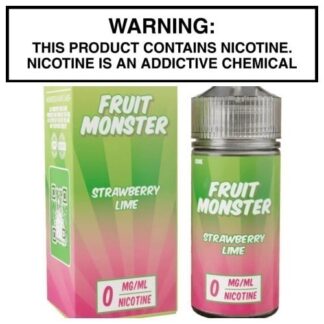 Fruit Monster Strawberry Lime 100mL Bottle by Monster Vape Labs