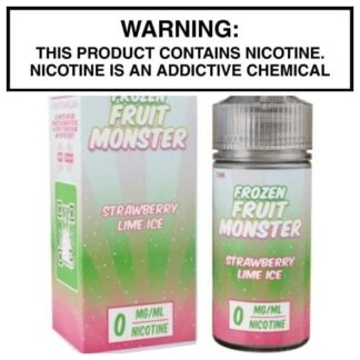 Frozen Fruit Monster Strawberry Lime Ice 100mL Bottle by Monster Vape Labs