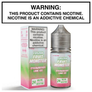Frozen Fruit Monster Salt Strawberry Lime Ice 30mL Bottle by Monster Vape Labs