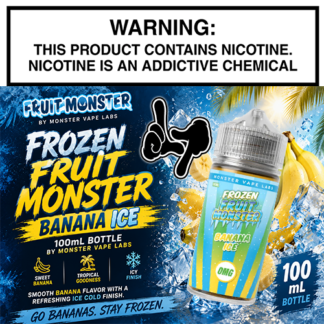 Frozen Fruit Monster Banana Ice 100mL Bottle by Monster Vape Labs