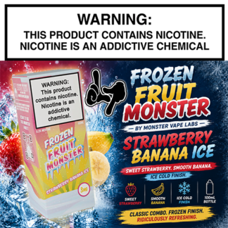 Frozen Fruit Monster Strawberry Banana Ice 100mL Bottle by Monster Vape Labs