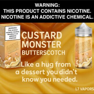 Custard Monster Butterscotch 100mL Bottle by Monster Vape Labs