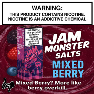 Jam Monster Salt Mixed Berry 30mL Bottle by Monster Vape Labs