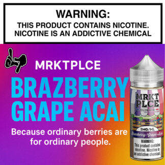 Brazberry Grape Acai 100mL Bottle by MRKTPLCE