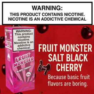 Fruit Monster Salt Black Cherry 30mL Bottle by Monster Vape Labs