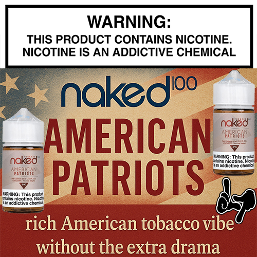 American Patriots by Naked 100 60mL Bottle