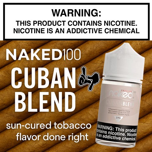 Cuban Blend by Naked 100 60mL Bottle