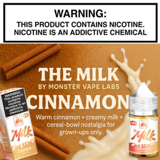 The Milk Salts Cinnamon 30mL Bottle by Monster Vape Labs