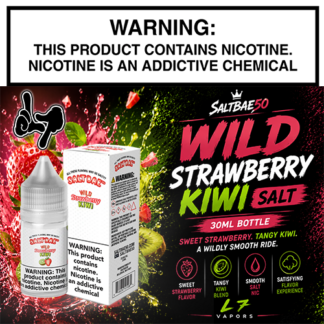Wild Strawberry Kiwi Salt 30mL Bottle by SaltBae50