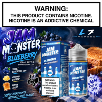 Jam Monster Blueberry 100mL Bottle by Monster Vape Labs
