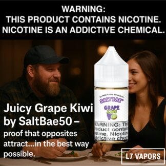 Juicy Grape Kiwi by SaltBae50 30ml Bottle