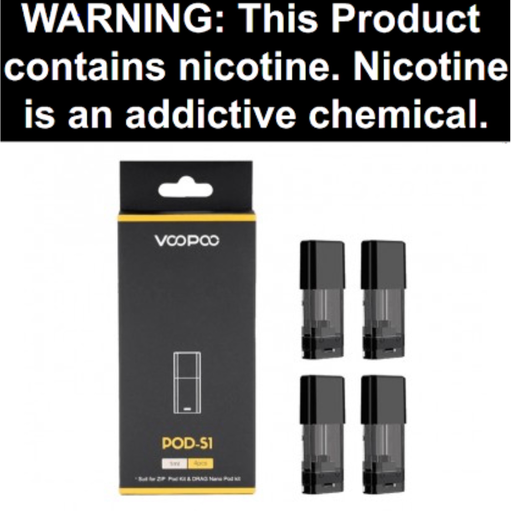 VooPoo Drag Nano Replacement S1 Pods