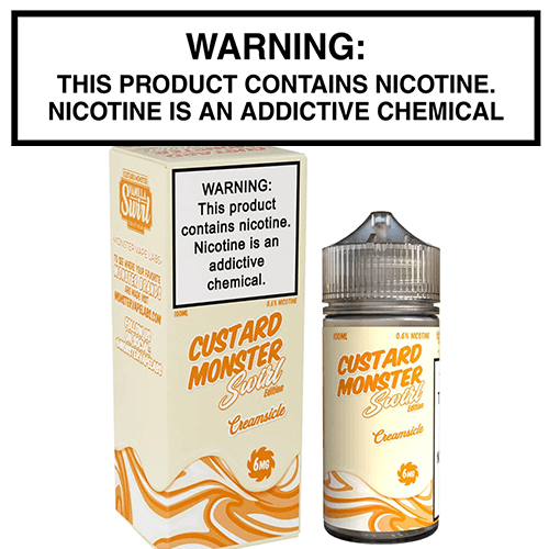 Custard Monster Swirl Edition Creamsicle 100mL Bottle by Monster Vape Labs - Image 2