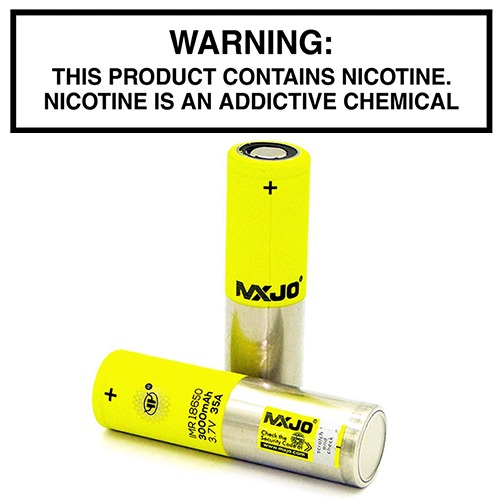 MXJO 3000mAh 35A Yellow High Drain Battery Single  L7 Vapors Karns