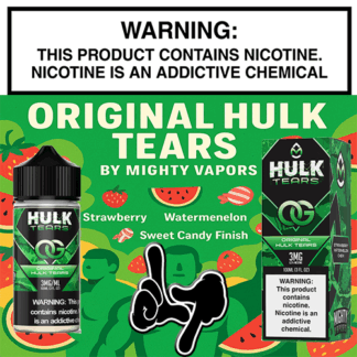 Original Hulk Tears by Mighty Vapors 100mL Bottle