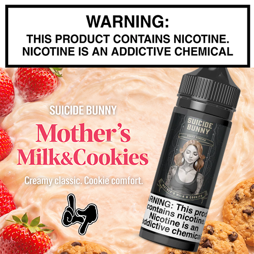 Sub Ohm E-liquide Mother's Milk & Cookies Suicide Bunny - 100ml Spring Cookies Australia Sub Ohm E-liquide Mother's Milk & Cookies Suicide Bunny - 100ml Spring Cookies Australia