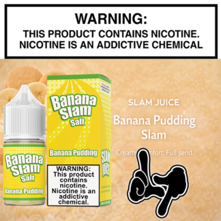 Banana Pudding Slam Salt 30mL Bottle by Slam Juice