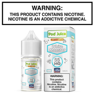 White Monstar Salt 30mL Bottle by Pod Juice
