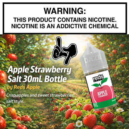 Apple Strawberry Salt 30mL Bottle by Reds Apple