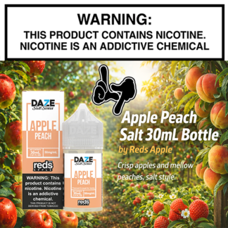 Apple Peach Salt 30mL Bottle by Reds Apple