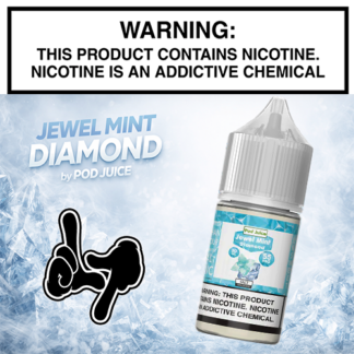 Jewel Mint Diamond Salt 30mL Bottle by Pod Juice