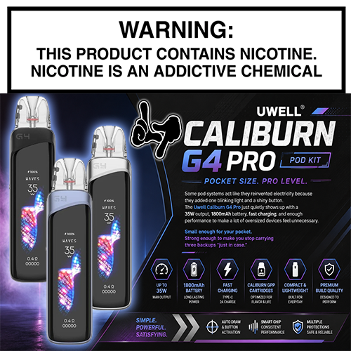 Uwell Caliburn G4 Pro Pod Kit
