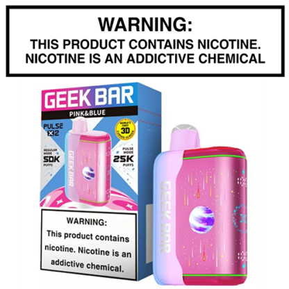 geek bar pink and blue flavor profile Pulse X 2 Disposables – L7 Vapors Karns 20mL Flavors:Cherry lemon peach Geek Bar Pulse X