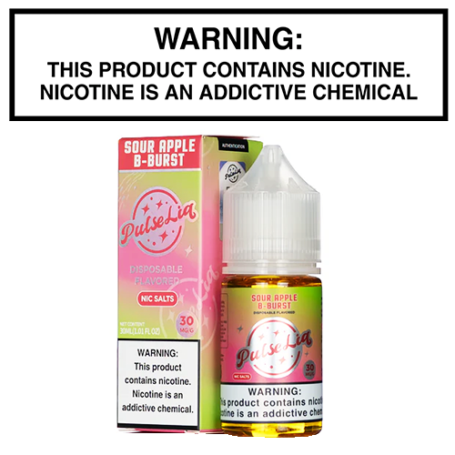 Sour Apple B-Burst Salt 30mL Bottle by PulseLiq - Image 2
