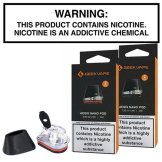GeekVape Aegis Nano Replacement Pods (N Cartridge Pods) – 2 Pack